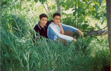 c'est moi avec mon frere tarik