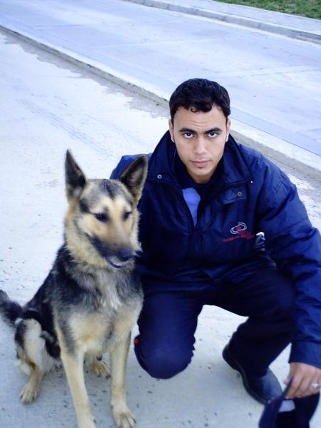 c'est moi avec mon chien wiza