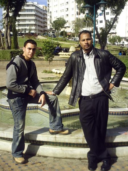 avec mon ami issam de marrakech